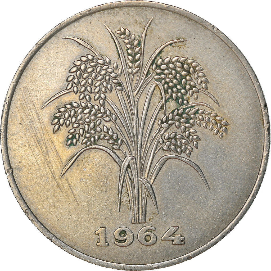Coin, Vietnam, STATE OF SOUTH VIET NAM, 10 Dông, 1964, Vantaa, EF(40-45)
