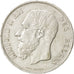 BELGIUM, 5 Francs, 5 Frank, 1870, KM #24, AU(50-53), Silver, 24.91