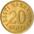 Coin, Estonia, 20 Senti, 1992, EF(40-45), Aluminum-Bronze, KM:23