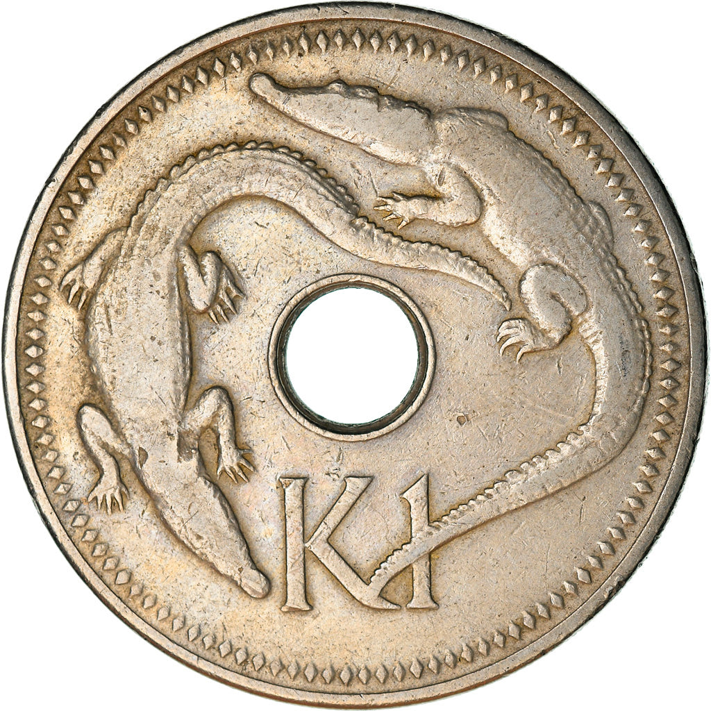 Moneta, Papua Nuova Guinea, Kina, 1975, BB, Rame-nichel, KM:6