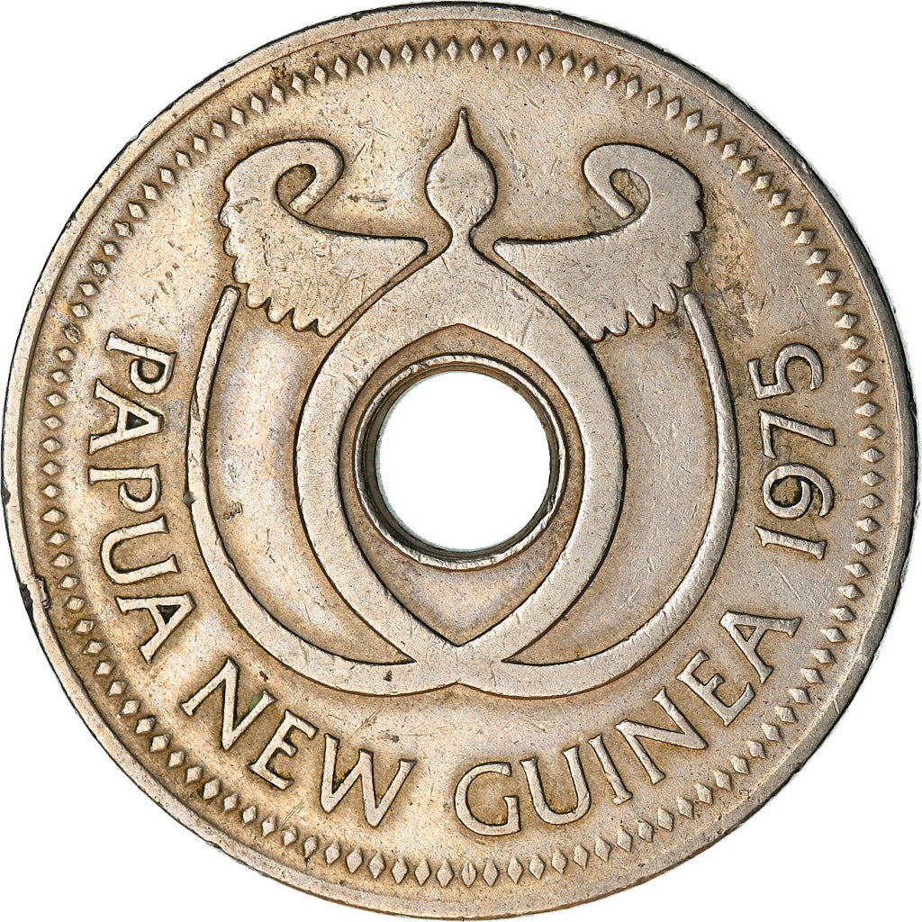 Moneta, Papua Nuova Guinea, Kina, 1975, BB, Rame-nichel, KM:6