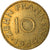 Moeda, SARRE, 10 Franken, 1954, Paris, EF(40-45), Alumínio-Bronze, KM:1
