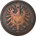 Coin, GERMANY - EMPIRE, Wilhelm I, 2 Pfennig, 1873, Munich, VF(30-35), Copper