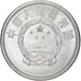 Coin, CHINA, PEOPLE'S REPUBLIC, 5 Fen, 1982, EF(40-45), Aluminum, KM:3