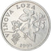 Coin, Croatia, 2 Lipe, 1993, EF(40-45), Aluminum, KM:4