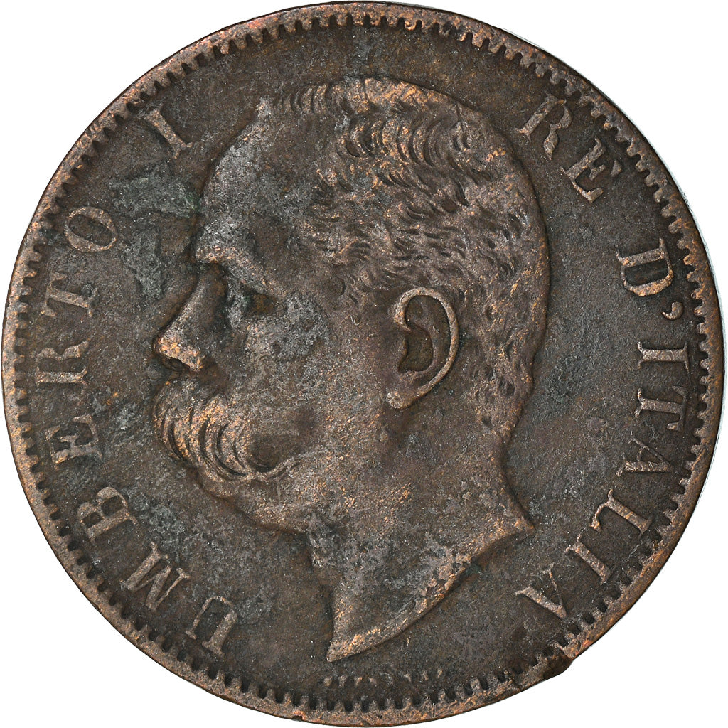Moneda, Italia, Umberto I, 10 Centesimi, 1894, Rome, BC+, Cobre, KM:27.2