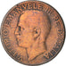 Coin, Italy, Vittorio Emanuele III, 10 Centesimi, 1927, Rome, EF(40-45), Bronze