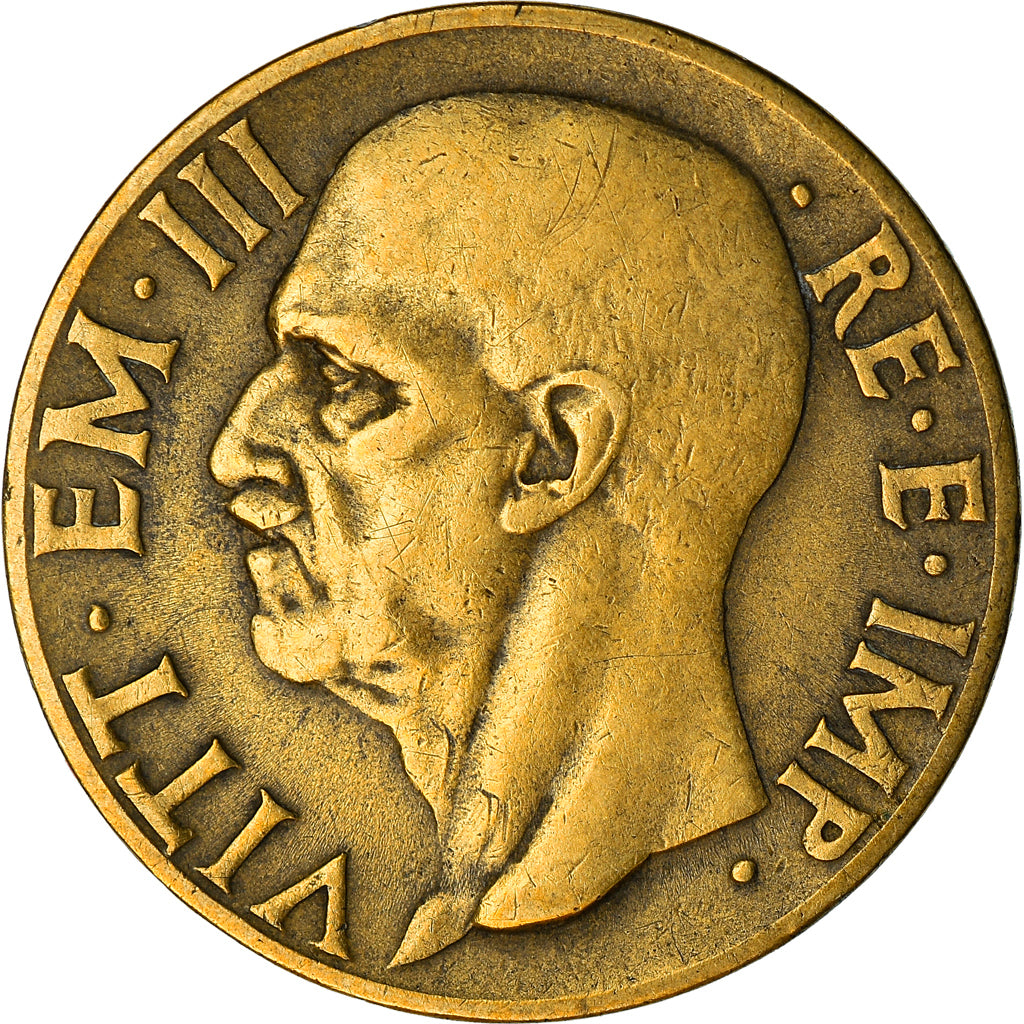 Coin, Italy, Vittorio Emanuele III, 10 Centesimi, 1939, Rome, EF(40-45)