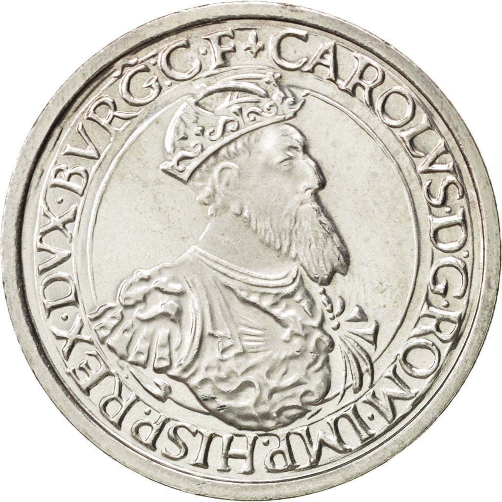 BELGIUM, 5 ECU, 1987, KM #166, MS(63), Silver, 37, 22.79