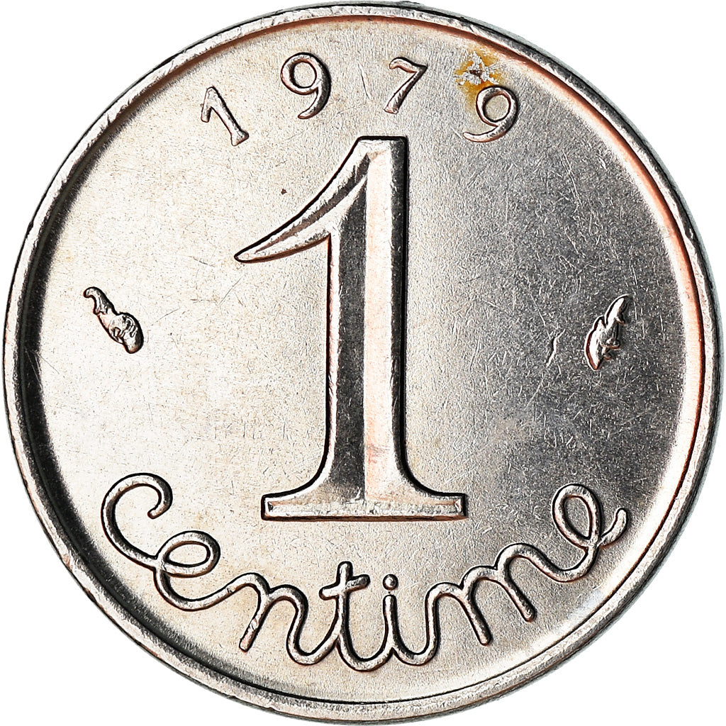 Coin, France, Épi, Centime, 1979, Paris, EF(40-45), Stainless Steel, KM:928