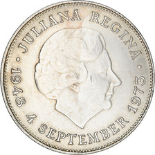 Münze, Niederlande, Juliana, 10 Gulden, 1973, SS, Silber, KM:196