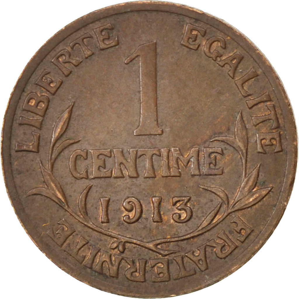 Monnaie, France, Dupuis, Centime, 1913, TTB+, Bronze, KM:840, Gadoury:90