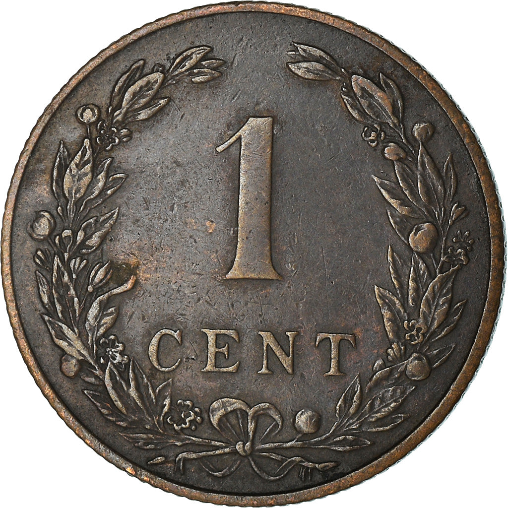 Münze, Niederlande, Wilhelmina I, Cent, 1901, SS, Bronze, KM:130