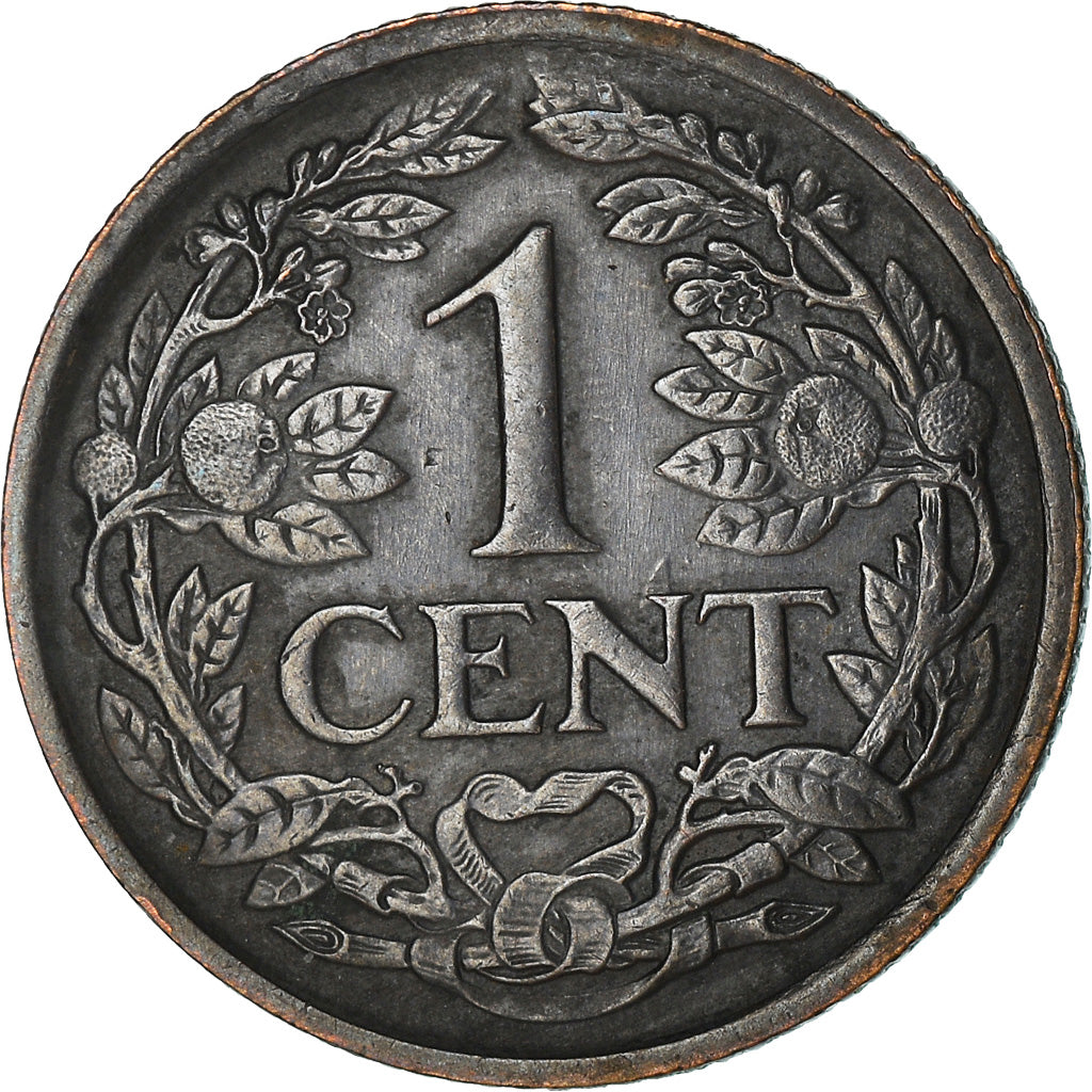 Coin, Netherlands, Wilhelmina I, Cent, 1926, AU(50-53), Bronze, KM:152