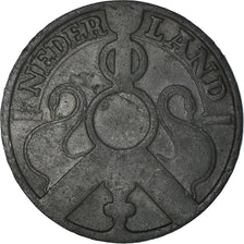 Coin, Netherlands, Wilhelmina I, 2-1/2 Cent, 1941, VF(30-35), Zinc, KM:171
