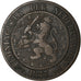 Coin, Netherlands, William III, 2-1/2 Cent, 1877, VF(30-35), Bronze, KM:108.1