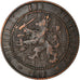 Coin, Netherlands, Wilhelmina I, 2-1/2 Cent, 1906, EF(40-45), Bronze, KM:134