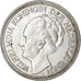 Coin, Netherlands, Wilhelmina I, 25 Cents, 1941, EF(40-45), Silver, KM:164