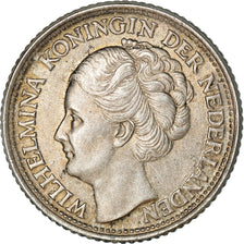 Coin, Netherlands, Wilhelmina I, 25 Cents, 1944, AU(50-53), Silver, KM:164