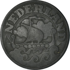 Monnaie, Pays-Bas, Wilhelmina I, 25 Cents, 1941, TTB, Zinc, KM:174