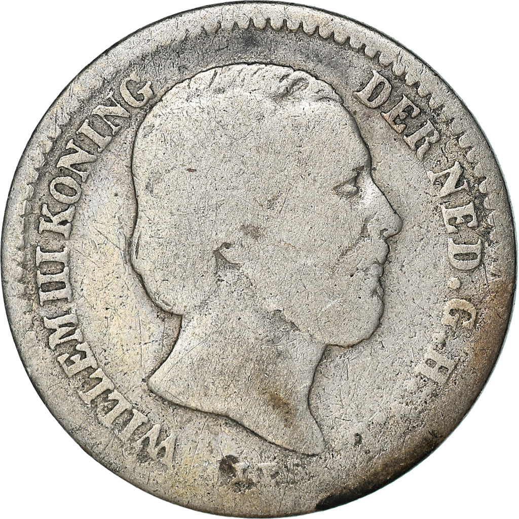 Coin, Netherlands, William III, 10 Cents, 1878, VF(30-35), Silver, KM:80