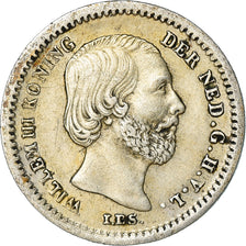 Coin, Netherlands, William III, 5 Cents, 1850, VF(30-35), Silver, KM:91