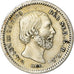 Coin, Netherlands, William III, 5 Cents, 1850, VF(30-35), Silver, KM:91