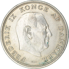 Coin, Denmark, Frederik IX, 5 Kroner, 1964, Copenhagen, AU(50-53), Silver