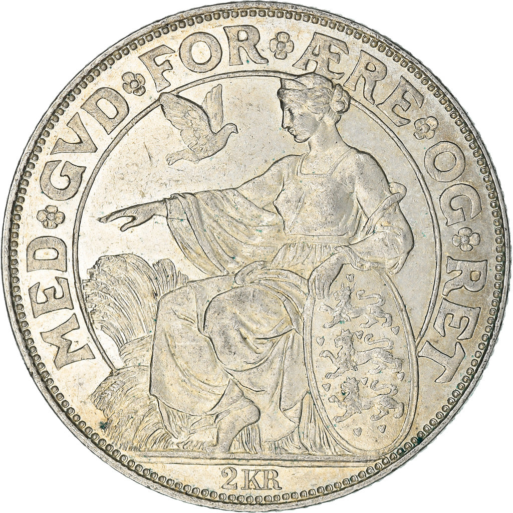 Coin, Denmark, Christian IX, 2 Kroner, 1903, Copenhagen, AU(55-58), Silver