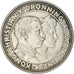 Coin, Denmark, Christian X, 2 Kroner, 1923, Copenhagen, EF(40-45), Silver