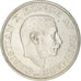 Moneda, Dinamarca, Christian X, 2 Kroner, 1937, Copenhagen, MBC+, Plata, KM:830