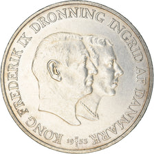 Münze, Dänemark, Frederik IX, 2 Kroner, 1953, Copenhagen, SS, Silber, KM:844