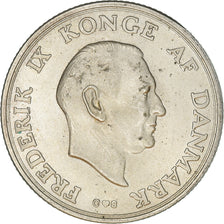 Coin, Denmark, Frederik IX, 2 Kroner, 1958, Copenhagen, EF(40-45), Silver