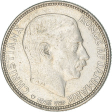 Coin, Denmark, Christian X, Krone, 1915, Copenhagen, EF(40-45), Silver, KM:819