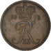 Coin, Denmark, Frederik IX, 5 Öre, 1968, Copenhagen, VF(20-25), Bronze
