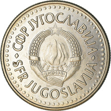 Münze, Jugoslawien, 5 Dinara, 1990, SS, Copper-Nickel-Zinc, KM:144