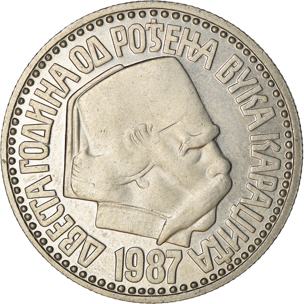Coin, Yugoslavia, 100 Dinara, 1987, AU(55-58), Copper-nickel, KM:127.1