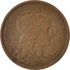 FRANCE, Dupuis, 2 Centimes, 1919, Paris, KM #841, EF(40-45), Bronze, 20.2,...
