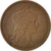 FRANCE, Dupuis, 2 Centimes, 1919, Paris, KM #841, EF(40-45), Bronze, 20.2,...