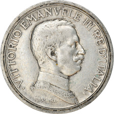 Coin, Italy, Vittorio Emanuele III, 2 Lire, 1916, Rome, EF(40-45), Silver, KM:55