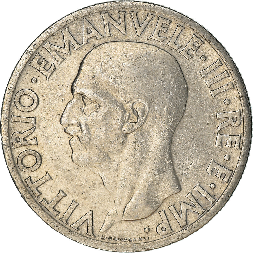 Moneda, Italia, Vittorio Emanuele III, Lira, 1936, Rome, MBC, Níquel, KM:77