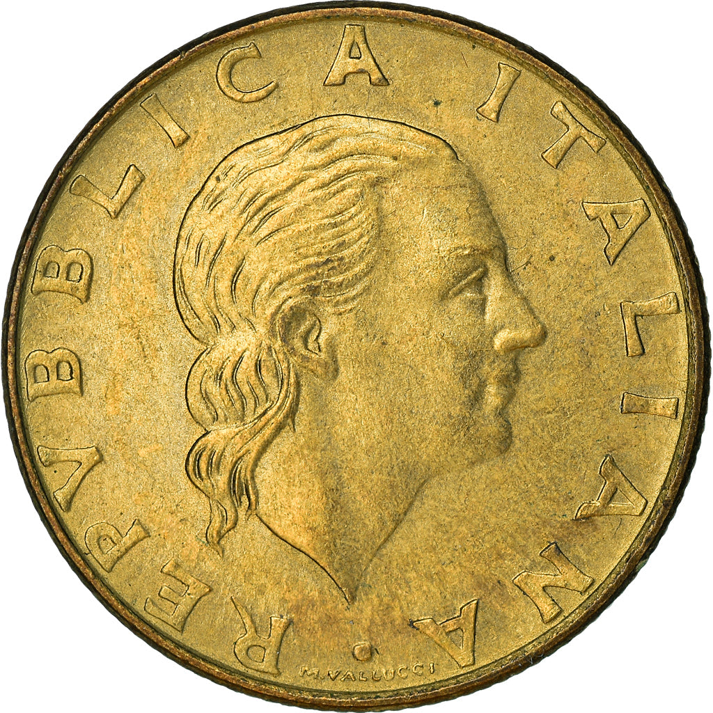 Moneda, Italia, 200 Lire, 1977, Rome, BC+, Aluminio - bronce, KM:105
