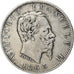 Moneda, Italia, Vittorio Emanuele II, 20 Centesimi, 1863, Torino, MBC, Plata