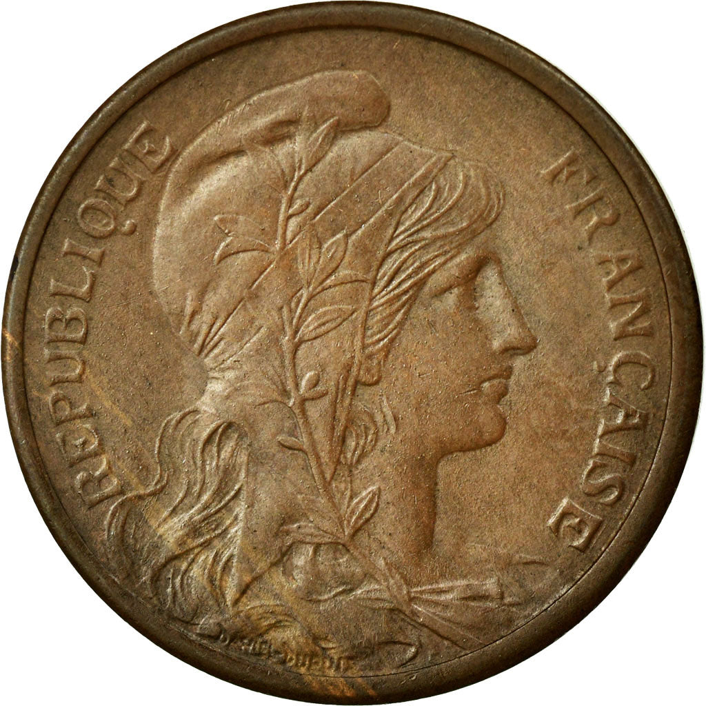 Monnaie, France, Dupuis, 2 Centimes, 1911, TTB+, Bronze, KM:841, Gadoury:107