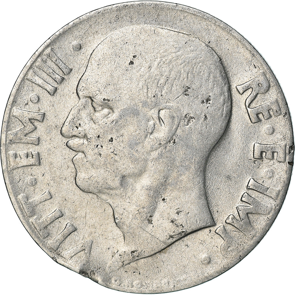 Moneda, Italia, Vittorio Emanuele III, 20 Centesimi, 1940, Rome, BC+, Acero