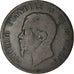 Moneta, Włochy, Vittorio Emanuele II, 10 Centesimi, 1862, Milan, VF(30-35)