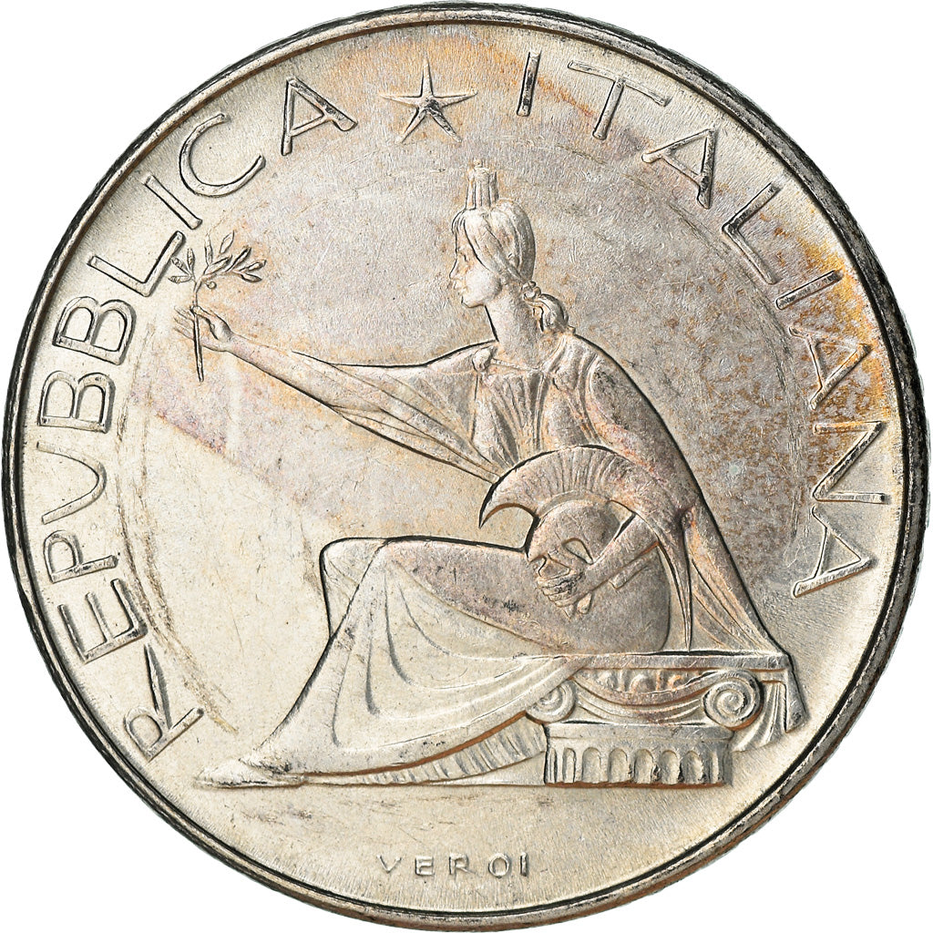 Coin, Italy, 500 Lire, 1961, Rome, EF(40-45), Silver, KM:99