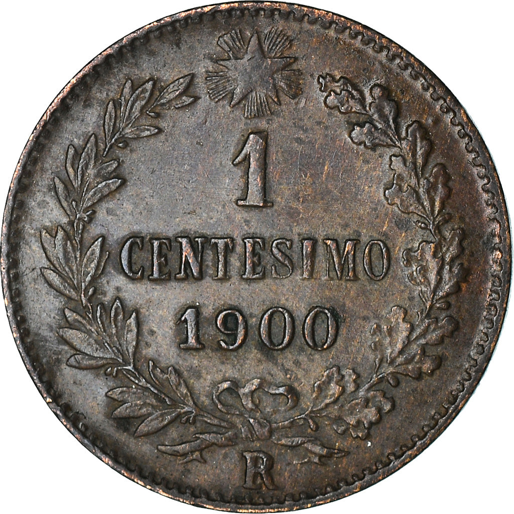 Coin, Italy, Umberto I, Centesimo, 1900, Rome, EF(40-45), Copper, KM:29