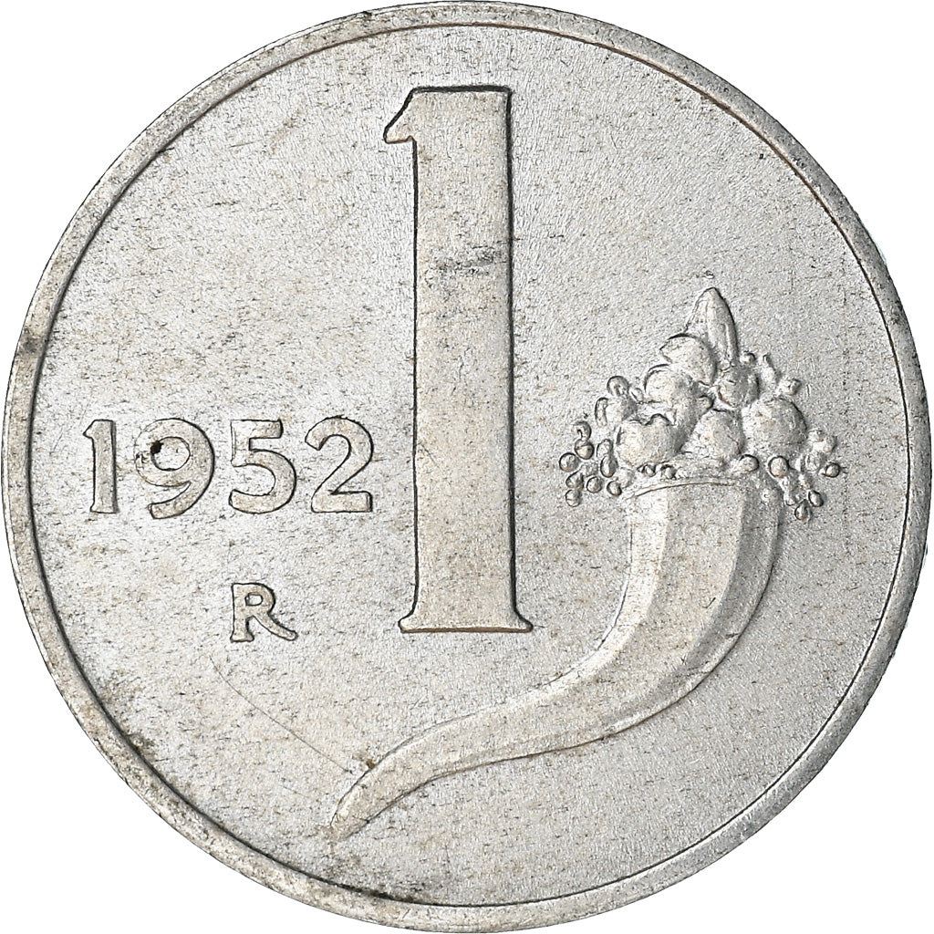 Monnaie, Italie, Lira, 1952, Rome, TTB, Aluminium, KM:91