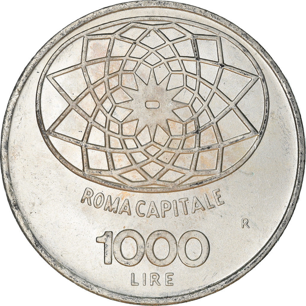 Moeda, Itália, 1000 Lire, 1970, Rome, EF(40-45), Prata, KM:101